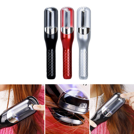 Automatic Hair Split Ends Trimmer | Salon Quality | Preserves Length | All Hair Types | USB Charge | 500mAh Battery | Precise Blades | Home Hair Care | Lightweight 265g | Includes Clippers