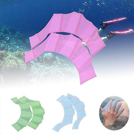 Hydrahand | High-Speed Swimming Hand Fins | Boost Strength & Efficiency | Ideal for Dive, Snorkeling, Surfing | Webbed Design for Aquatic Speed | Silicone Construction | S, M, L Sizes Available