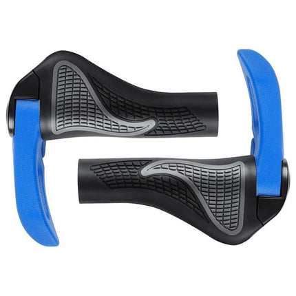Ergonomic Bicycle Grips | Hand & Wrist Comfort | 180° Rotatable Handlebar Ends | Easy Installation | Universal Fit 22.2 mm Diameter | Unisex | Aluminum Alloy | Multiple Colors | 350g