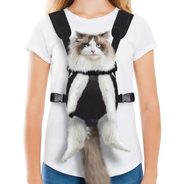 Pet Travel Backpack | Comfortable Soft Interior | Lightweight & Stylish Design | Secure & Ventilated for Cats | Sizes Available S-XL | Perfect for Vet Visits & Trips | Cozy Pet Carrier for Stress-Free Adventures