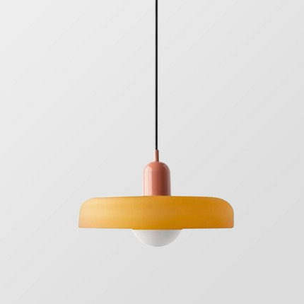 Bauhaus Pendant Light | Vivid Colored Glass | Modern Design | Functional Home Decor | Energy Efficient Lighting for Living Room, Dining Room, Bedroom