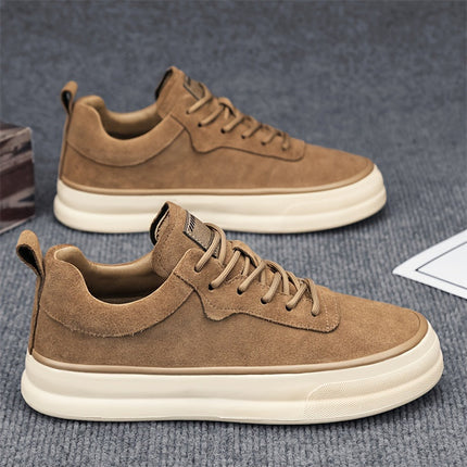 Suede Lo Casual Footwear | Men's Breathable Non-Slip Sneakers | All-Day Comfort | Minimalist Style