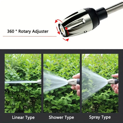 High Pressure Water Gun | Durable & Weatherproof | Adjustable Turbo Nozzle | Suitable for Car Wash, Garden Watering, Patio Cleaning | Metal Connectors | Non-slip Rubber Grip | Easy Installation | Versatile Use