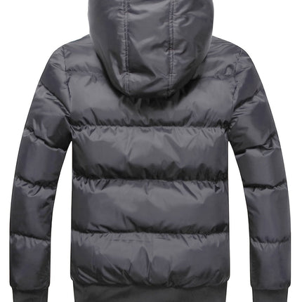 Puento Fortade | Men's Regular Fit Waterproof Winter Jacket | Quilted Filling | Zipper Pockets | Polyester with Down Filling | Breathable Comfort | Casual or Dressed-Up Look