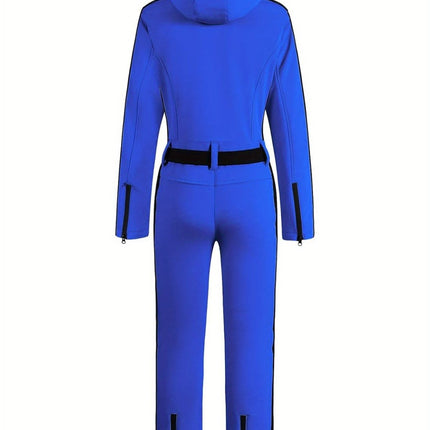 Women's Waterproof Ski & Snowboard Jumpsuit | Warm Lined with Belt | Essential Winter Gear by Nikcky