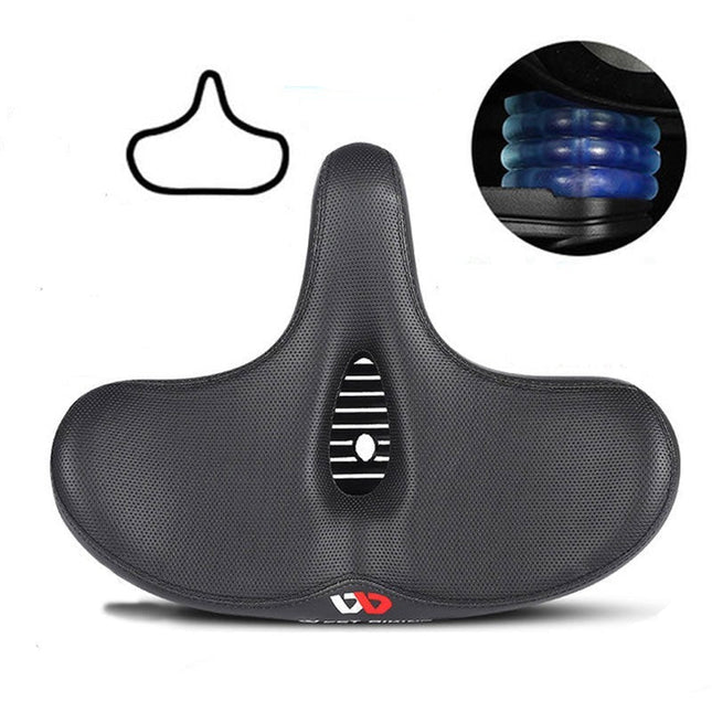 RideEase Extra Comfort | Ergonomic Bicycle Saddle | Extra Wide & Breathable Design | Shock-Absorbing Cushion | Fits All Bikes | Easy Installation