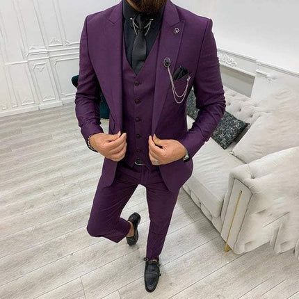 Vinc | Premium Men's Suit | Formal & Casual Versatility | Cotton/Polyester Blend | Multiple Colors | Machine Washable