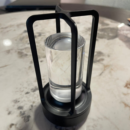 Nordic LED Table Lamp | Elegant Design | Touch Control | 3-Color Modes | USB Rechargeable | Premium Metal & Crystal Glass | Silver, Gold, Black Options | Versatile Home Lighting | IP65 Waterproof