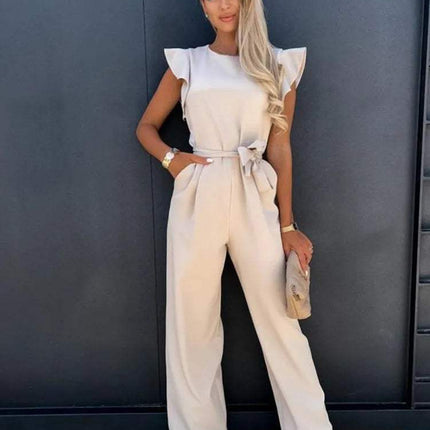 Peach™ | Elegante Jumpsuit met Ruches - Visconte