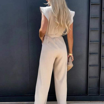 Peach™ | Elegante Jumpsuit met Ruches - Visconte