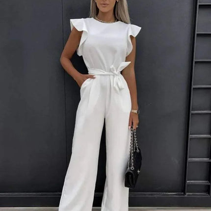 Peach™ | Elegante Jumpsuit met Ruches - Visconte