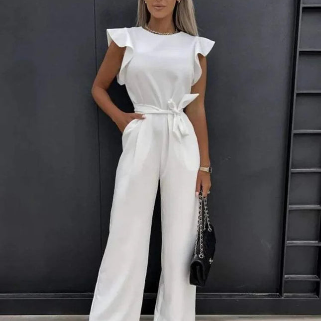 Peach™ | Elegante Jumpsuit met Ruches - Visconte