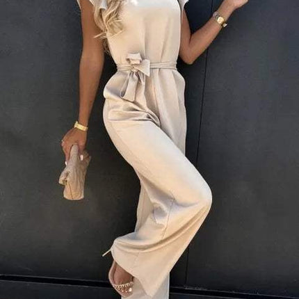 Peach™ | Elegante Jumpsuit met Ruches - Visconte