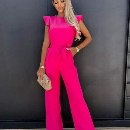 Peach™ | Elegante Jumpsuit met Ruches - Visconte