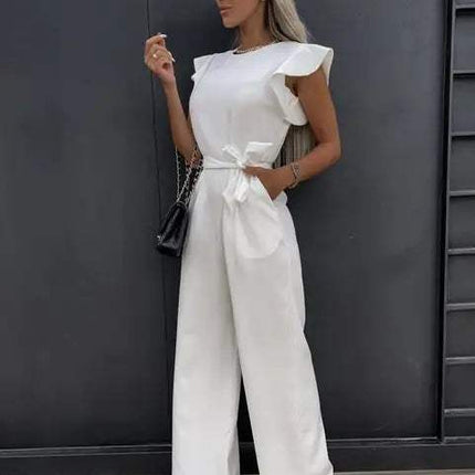 Peach™ | Elegante Jumpsuit met Ruches - Visconte