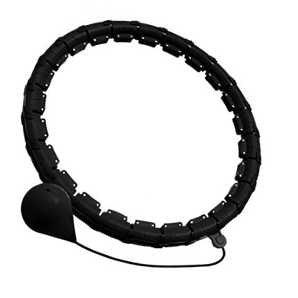 Smart Weighted Hula Hoop | Core Toning and Calorie Burning Fitness Circle | Adjustable Waist Up to 43 Inches | Detachable Parts | Silent Rotating Bearings | Home Exercise Solution | Durable ABS Material