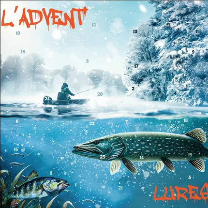 2024 Holiday Advent Calendar | 24 High-Quality Fishing Lures | Surprise Box for Freshwater & Saltwater | Ready-to-Use Lures | Perfect Gift for Anglers