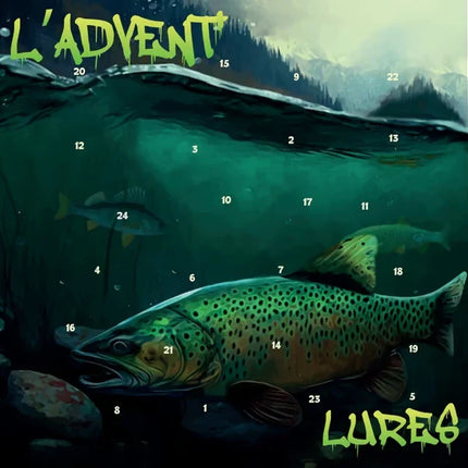 2024 Holiday Advent Calendar | 24 High-Quality Fishing Lures | Surprise Box for Freshwater & Saltwater | Ready-to-Use Lures | Perfect Gift for Anglers