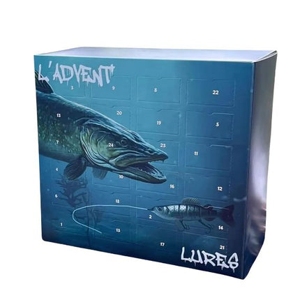 2024 Holiday Advent Calendar | 24 High-Quality Fishing Lures | Surprise Box for Freshwater & Saltwater | Ready-to-Use Lures | Perfect Gift for Anglers