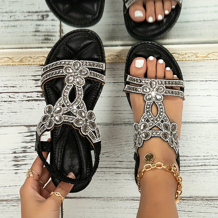 Femmine | Embellished Sandals with Beaded Details | Multiple Colors | Ladies' Fashion Statement Footwear | Comfort Cushioned Footbed | Ideal for Weddings, Parties, and Casual Elegance | Sizes 34-43