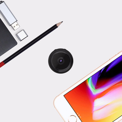 Mini WiFi Camera | Smartphone App Controlled | Night Vision | Portable Remote Monitoring | 1080P Full HD | Motion Detection | Infrared Night Vision | Loop Recording | Compact Size | Home & Office Security Camera