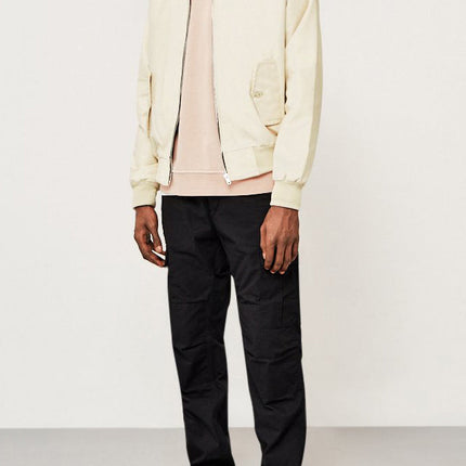 Ryder Men's Harrington Jacket | Tailored Stitching | Ribbed Cuffs & Hem | Premium Fabric | Multi-layered Lining | Folded Collar | Versatile Style | Formal & Casual Wear