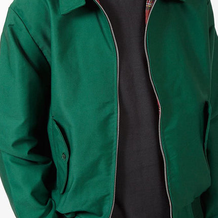 Ryder Men's Harrington Jacket | Tailored Stitching | Ribbed Cuffs & Hem | Premium Fabric | Multi-layered Lining | Folded Collar | Versatile Style | Formal & Casual Wear