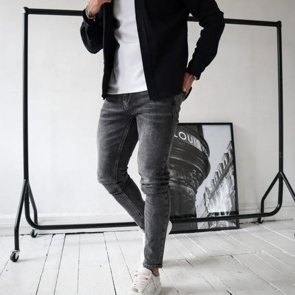 Felix Men's Overshirt | Modern Elegance Timeless Style | Regular Fit Cotton Jacket | Easy Care | Sizes S to XL | Colors: Navy or Charcoal | Breathable Comfort | By Van Hallen Melbourne