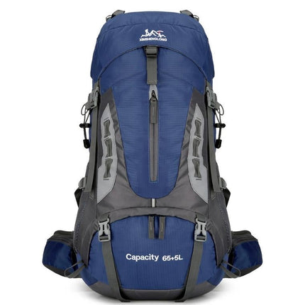 PeakPioneer 60L Rugged Expedition Pack | Rain Cover & Ergonomic Support | Multiple Compartments | Travel & Adventure Essential