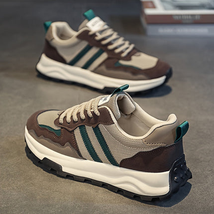 Men's Breathable Low Top Sneakers | Casual Style | Non-Slip Sole | Everyday Comfort | Versatile Spring & Summer Footwear