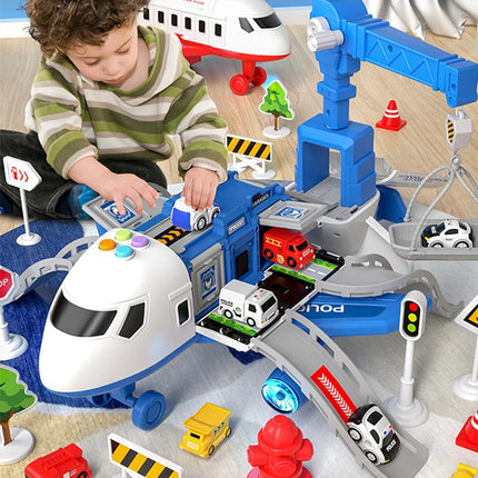 MegaPlane™ Interactive Toy | Working Lights & Sounds | Sturdy Construction | Educates Coordination & Creativity | Accessories Included | Playset for Kids | Aviation Adventure | Ages 3+