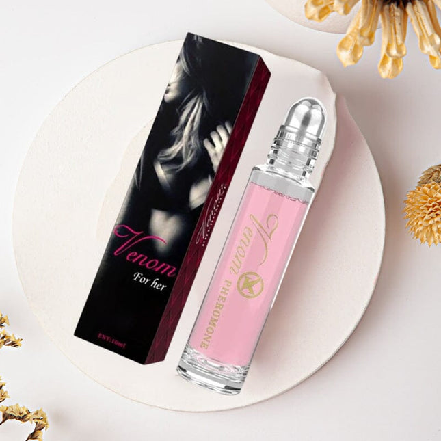 PheroScents | Women's Pheromone Perfume | Lightly Scented | Phthalate-Free | Rollerball Applicator | Long Lasting Fragrance | Enhances Natural Attraction | Travel-Ready | Elegant Packaging