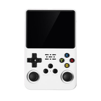 Retro Gaming Console | 20,000 Classic Games | 128GB Storage | Dual Joysticks | 3.5" HD IPS Display | RK3326 Quadcore CPU | 10+ Hour Battery | Built-in Speaker & 3.5mm Audio Port | Nostalgic Entertainment