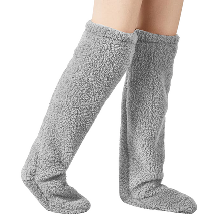 Ultra-Soft Knee-High Fuzzy Socks | Premium Plush Warmth | Versatile Cold Weather Essential | Snug & Stylish Winter Accessory | Perfect for Home or Outdoor Use | One-Size-Fits-Most