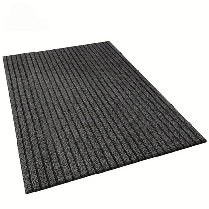 All-Season Durable Striped Doormat | Non-Slip PVC Backing | Stain & Fade Resistant | Low Profile for Indoor & Outdoor Use | Weatherproof Floor Mat 60x90cm
