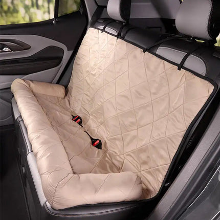 Dog Car Seat Cushion | Waterproof | Anti-Scratch | Foldable | Large Size for Medium & Big Dogs | Comfortable Edges | Seat Belt Attachments | 92x127.6cm | Suitable for Travel