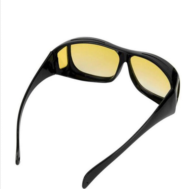 HD Night Vision Glasses | Anti-Glare Polarized Lenses | Enhance Clarity & Contrast | Unisex | Ideal for Night Driving | Lightweight & Durable Frame | Protects Against UV Rays | Fits Over Prescription Glasses
