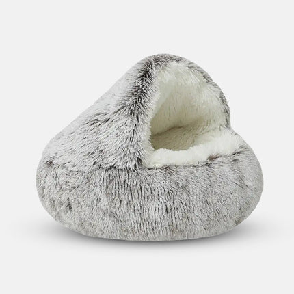Cozycave | Soft Plush Calming Pet Retreat Bed | Non-Slip Base | Anxiety Relief | Snuggle and Sleep Comfortably | Supportive Cushion | For Dogs Who Love to Dig | Cozy Safe Space | Warm and Secure Design