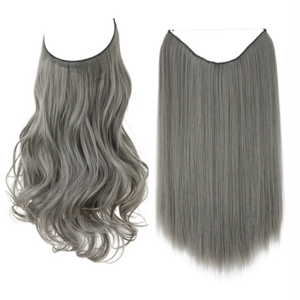 Invisible Wire Hair Extensions | Wavy & Straight Styles | Quick & Secure Application | Lightweight Comfort | Adjustable Wire for Custom Fit | No Clips & Hair-Friendly | Perfect for Effortless Length & Volume
