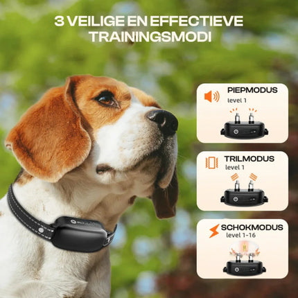 Rojeco Waterproof Dog Training Collar | 1000m Range Remote | Beep, Vibration & Shock Modes | Adjustable Intensity | Long Battery Life | Suitable for All Dog Sizes