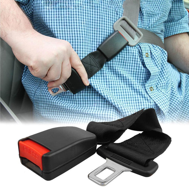 Sturdy Cable Seatbelt Extender | Robust & Comfortable Buckle Connector | Ideal for Limited Mobility, Tall Individuals & Professionals | No Installation Required | 38cm Length