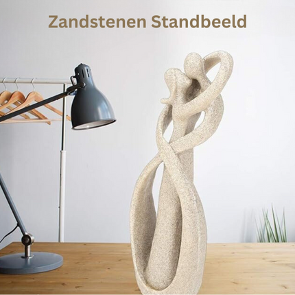 Eternal Embrace Sculpture | Abstract Art | Symbol of Timeless Love | Elegant Home Decor | Thoughtful Gift for Art Lovers