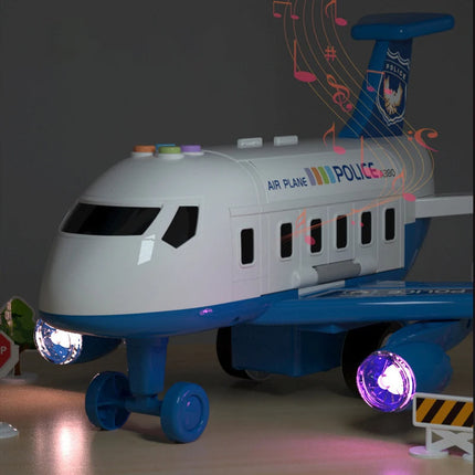 MegaPlane™ Interactive Toy | Working Lights & Sounds | Sturdy Construction | Educates Coordination & Creativity | Accessories Included | Playset for Kids | Aviation Adventure | Ages 3+