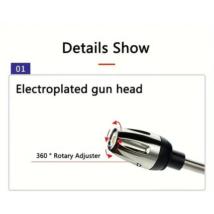 High Pressure Water Gun | Durable & Weatherproof | Adjustable Turbo Nozzle | Suitable for Car Wash, Garden Watering, Patio Cleaning | Metal Connectors | Non-slip Rubber Grip | Easy Installation | Versatile Use