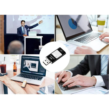 USB Flash Drive | Storage Expansion for iPhone, iPad, Android Smartphones | Multi-Device Compatibility | USB 3.0 & Lightning Connectors | Encrypted File Protection | 8-64GB Options