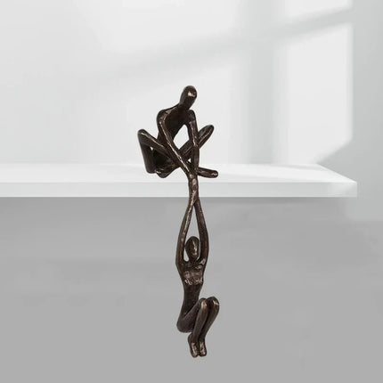 Eternal Love & Balance | Resin Art Sculpture | Symbolic Home Décor | Unique Gift for Couples & Anniversaries | 10.2x6.4x20.5 cm