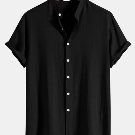 MIKE | Men's Two-Piece Linen Set | Shirt and Trousers | Lightweight | Summer Outfit | Versatile Casual to Semi-Formal Wear | Durable and Easy Care | Breathable and Soft | Elegant Design