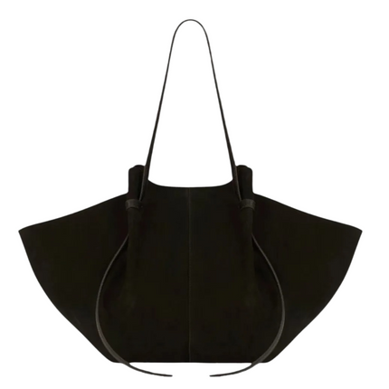 ANGEL | Vintage Inspired Faux Suede Tote for Women | Large Capacity Shoulder Purse | Versatile Everyday Handbag