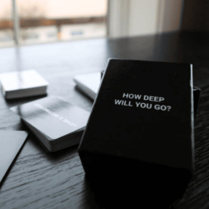 Deep Will You Go? Meaningful Connection Card Game | Encourages Genuine Conversations | Fun For 2-8 Players