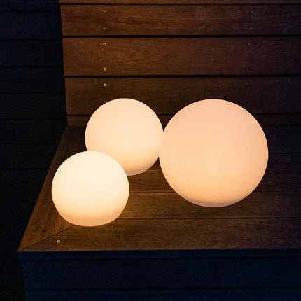 GlowSphere | Spherical Outdoor Accent Lighting | Weatherproof LED Garden Light with Remote | 16 Color Options | Ideal for Patios, Lawns, Verandas | Long-lasting Battery | Indoor/Outdoor Use